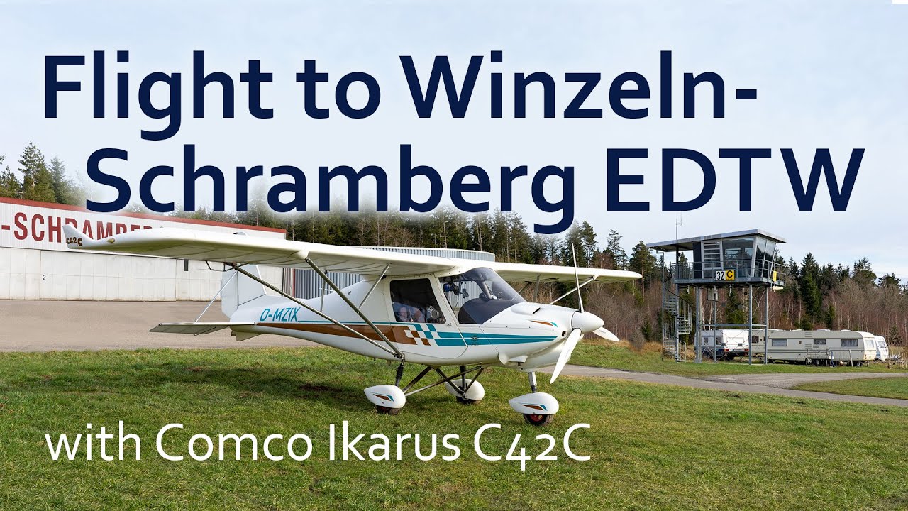 ✈ Flug nach Winzeln-Schramberg mit einer Comco Ikarus C42C