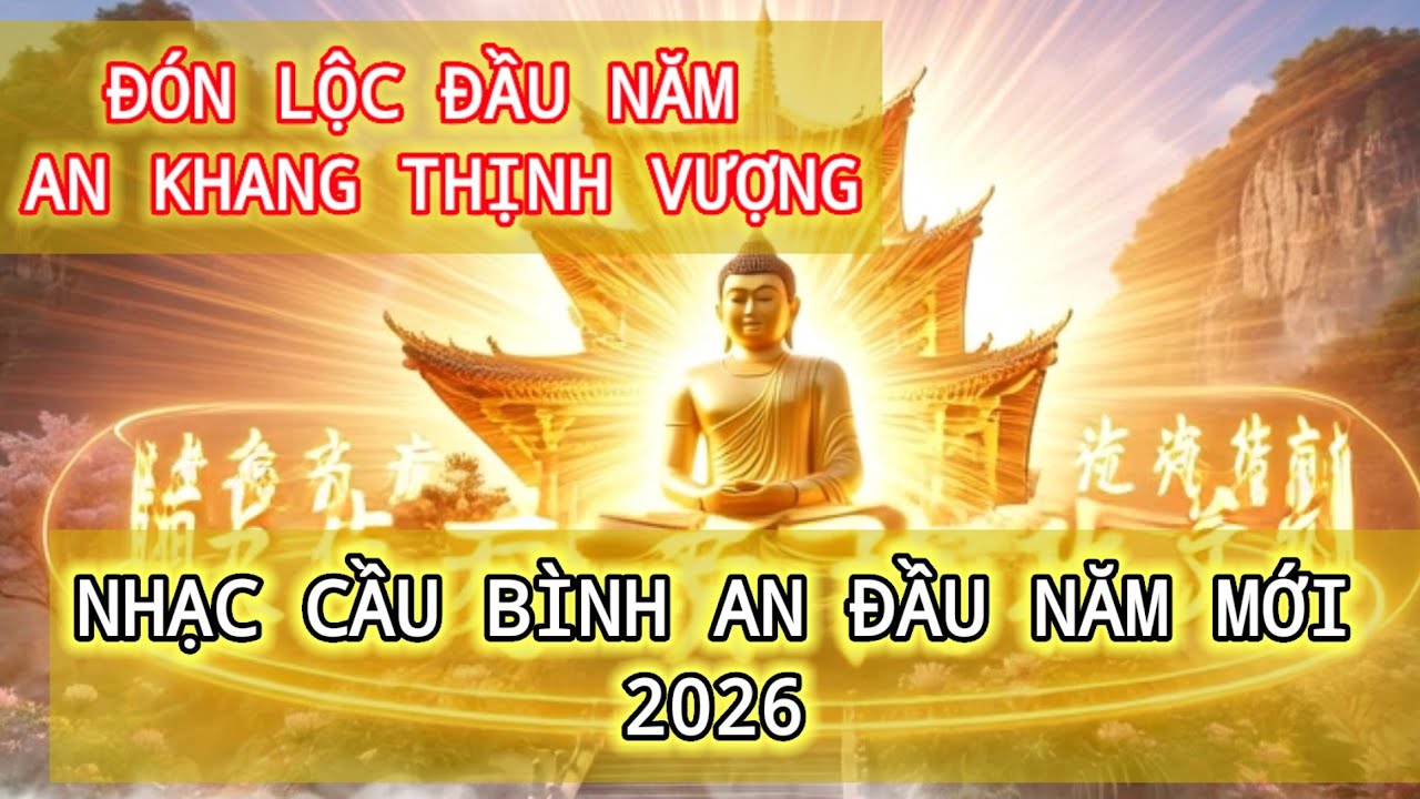 Nhạc cầu bình an đầu năm mới 2026 : mùng 1 nghe niệm phật cả năm sung túc,gia đình an vui hạnh phúc