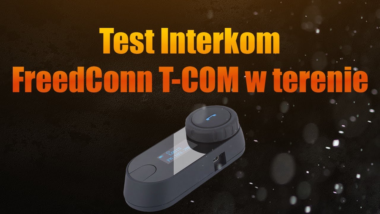 Test Interkom FreedConn T-COM w terenie - Harley Sporster Iron 883 Hero 5 Black