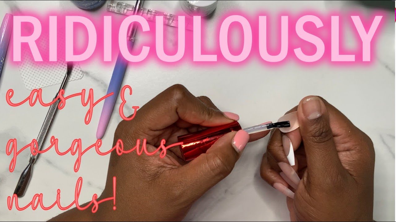 BTARTBOX 3-in-1 Soft Gel Nails White Nails French Tip 20 Minute Manicure on a Budget NO SKILL NEEDED