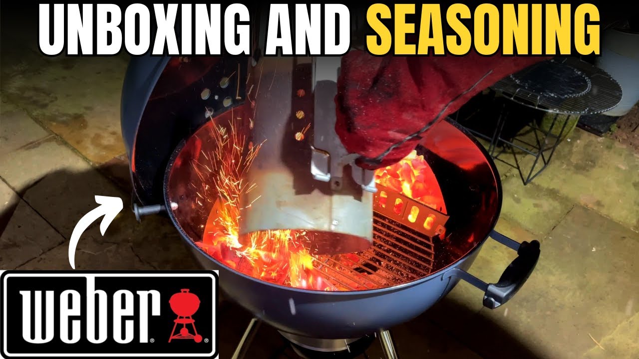 Weber Master-Touch Unboxing, Build & Seasoning | Full Setup Start to Finish