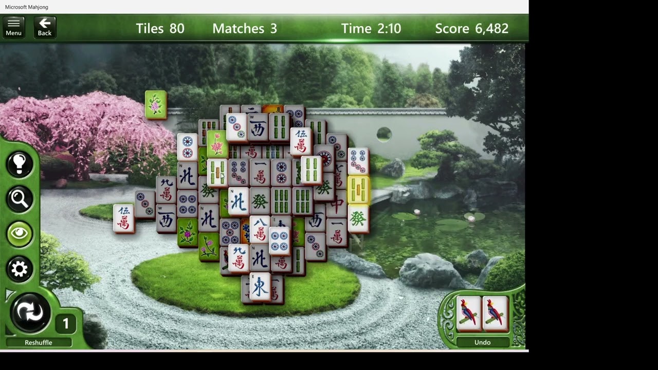 Microsoft Mahjong  (PC Game - WIndows 10 Version) - Fighter Puzzle Longplay - Mode: Expert