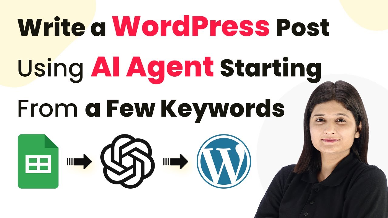 How to Write a WordPress Post Using AI Agent Starting From a Few Keywords