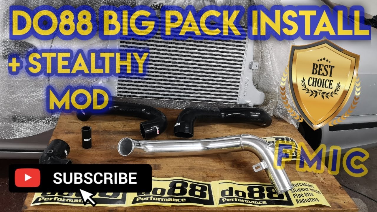 Saab 9-5 DO88 Intercooler Install + Stealth mod! You need to see this!