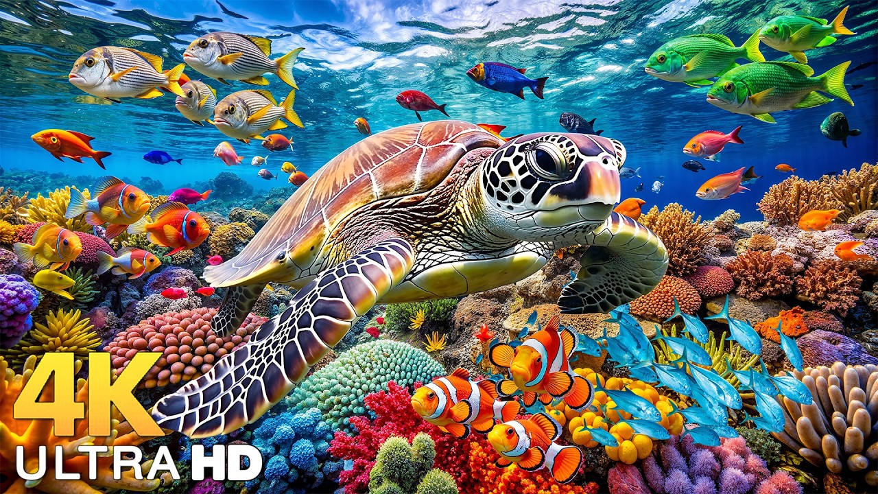 Amazing 4K Ocean Adventure - Dive Deep and Marvel at Sea Animal in The Best 4K ULTRA HD Aquarium #17