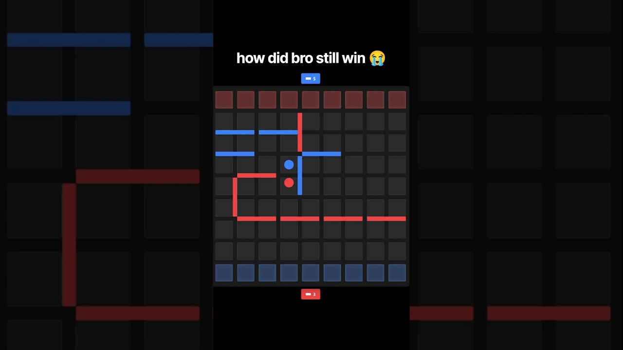 how did bro still win this barricade game 😭