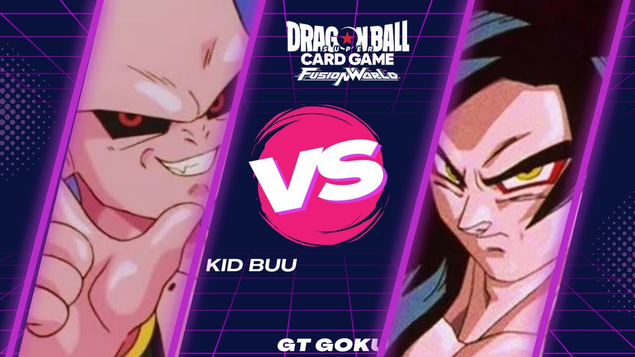 Dragon Ball Fusion World - Kid Buu vs GT Goku FB08 - Cool Stuff Games Hollywood Locals R1