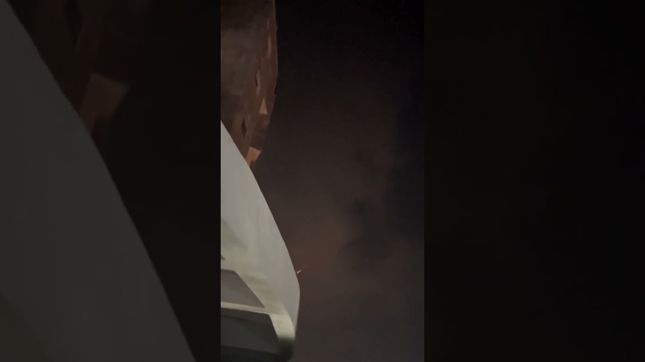 Iranian cluster warhead seen over Israel