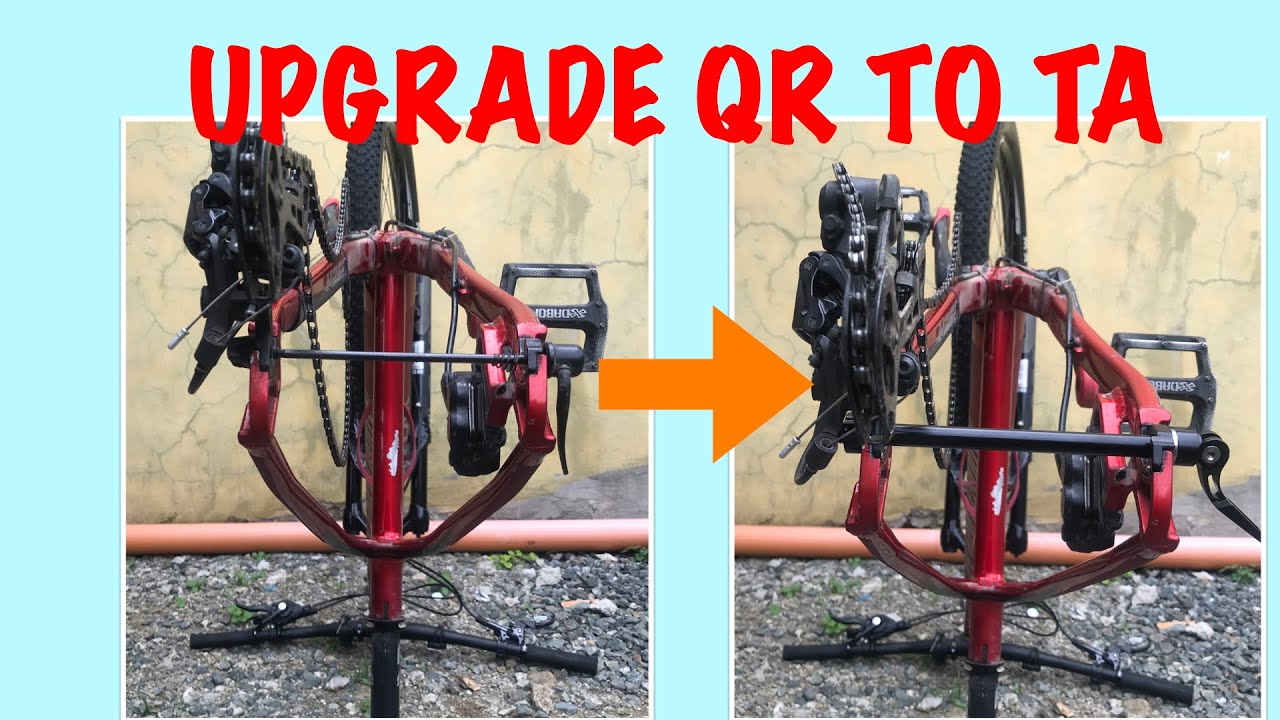 BIKE UPGRADE QUICK RELEASE (QR) TO THRU-AXLE (TA) | HOW TO UPGRADE QR TO TA