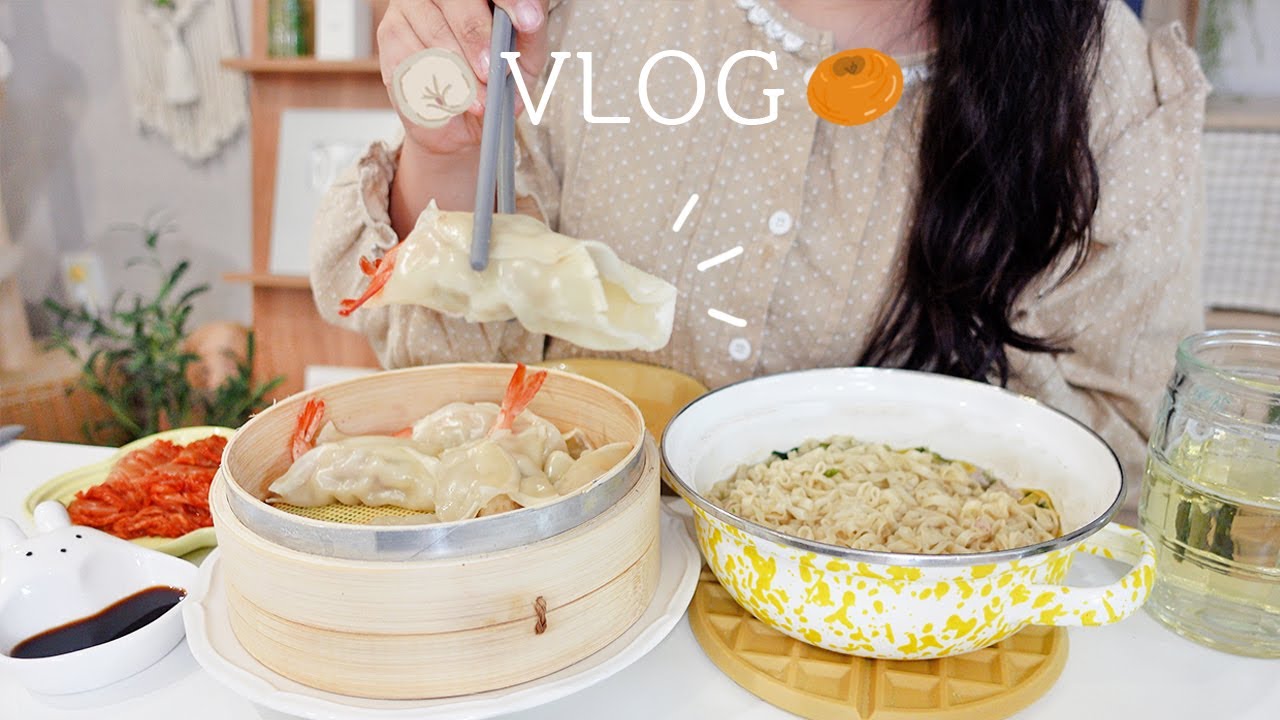 SUB) Утешение пельменями с креветками🍤 после провала | Повторно Gyesong Juak & уютная еда