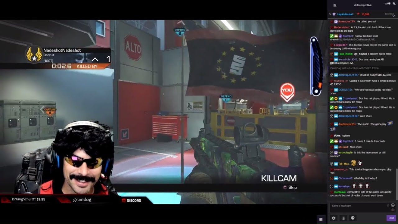 Dr.Disrespect Plays COD: Ghosts w/ Pro Players Nadeshot, Sharp & MerK