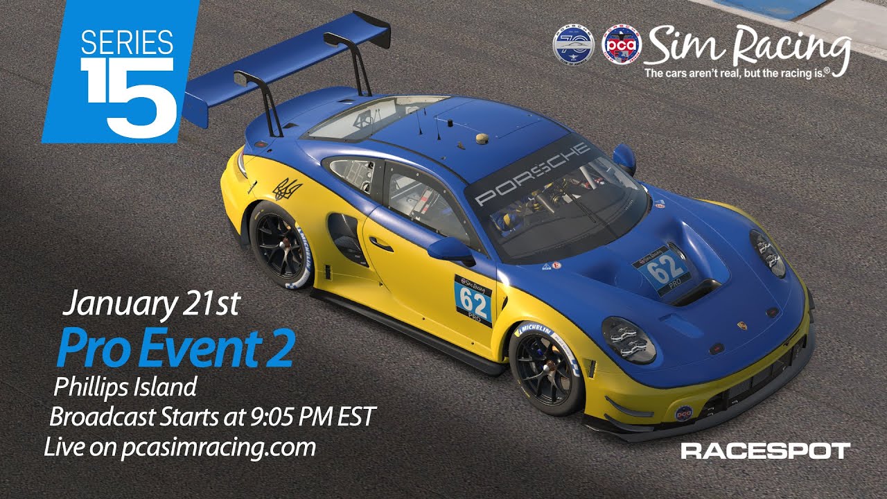 PCA Sim Racing Series 15 | Event 2 | Pro Class at Phillip Island