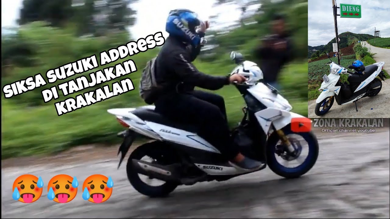 Suzuki Address Trip Tol Khayangan Dieng