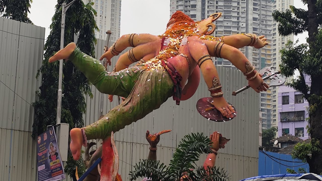 Mumbai Ganpati Visarjan 2025 \ Parel cha Raja \ Mumbai cha Raja \ गणपती विसर्जन \ Parel Cha Maharaja