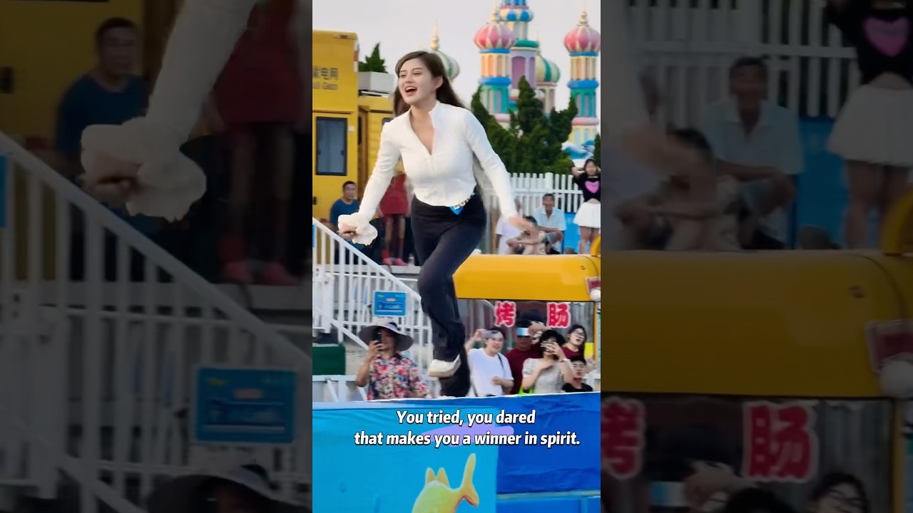 You tried, you dared &mdash; that makes you a winner in spirit#cute #waterpark