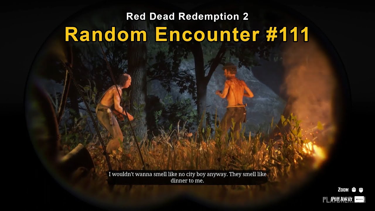 Murfree Brood nighttime camp robbery - Random Encounter #111 - Red Dead Redemption 2