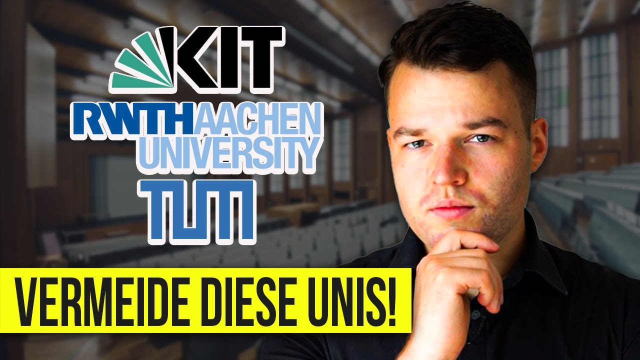 Warum du NIEMALS an Elite Unis wie der RWTH, KIT oder TUM studieren solltest!