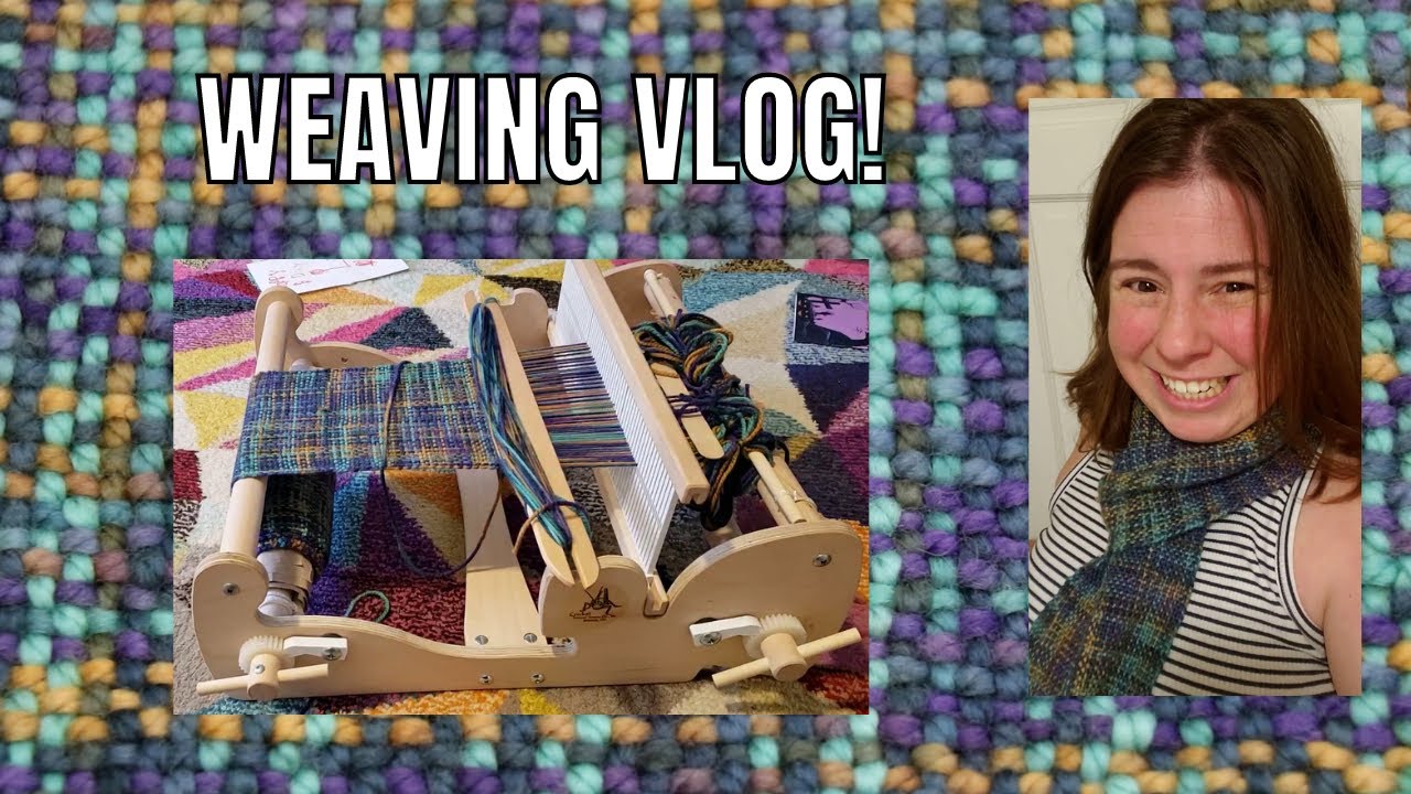 Weaving My First Scarf on a Rigid Heddle Loom! (15
