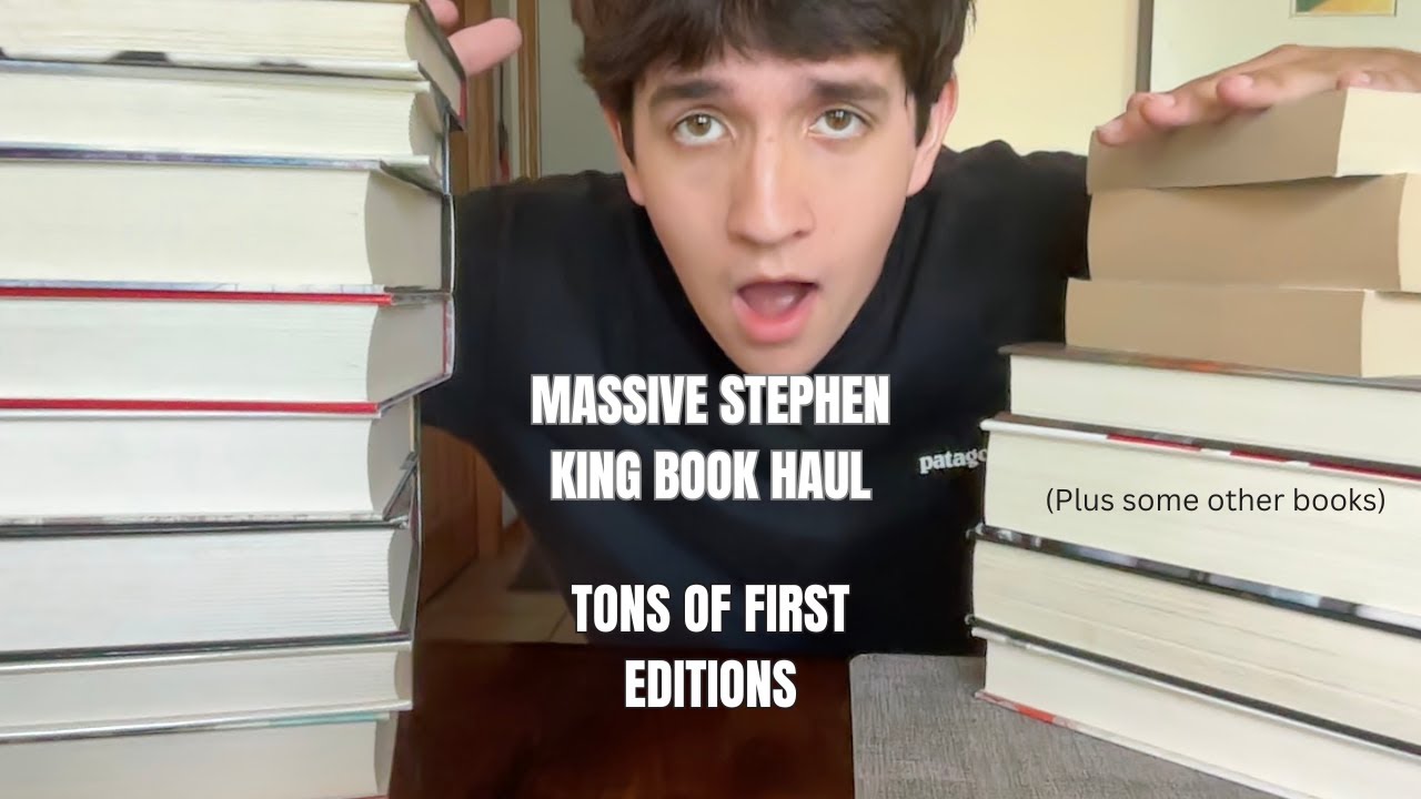 MASSIVE STEPHEN KING BOOK HAUL!   LOTS OF FIRST EDITIONS - (2 other books too)