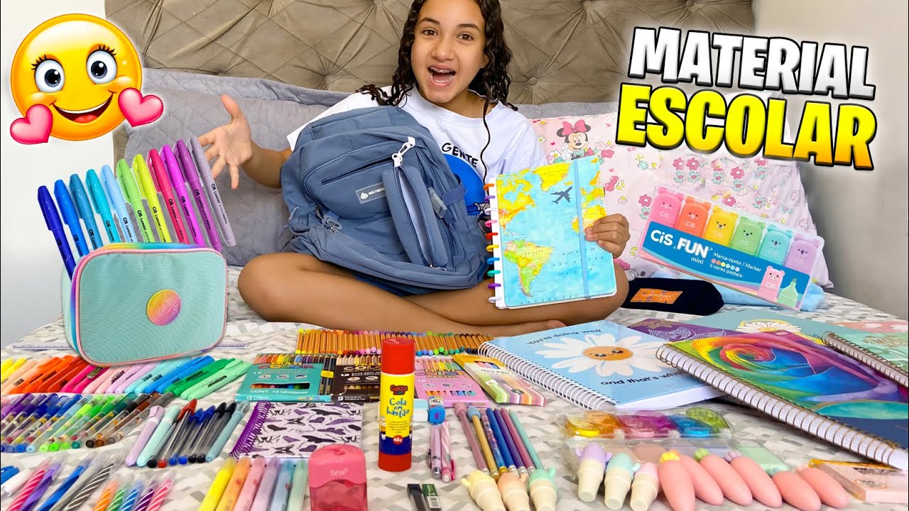 ORGANiZANDO MEU MATERiAL ESCOLAR  *Material da Toia