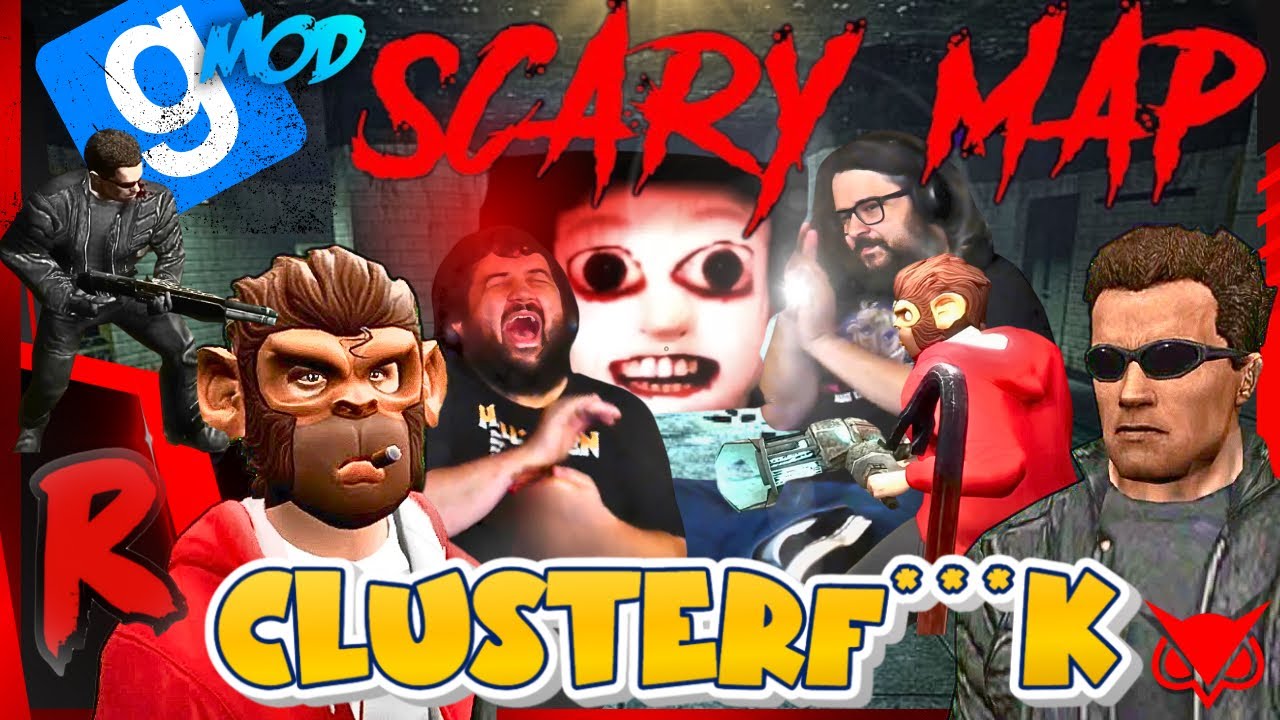 Gmod Scary Map (на самом деле нет) — самый смешной кластерный трах, который вы будете смотреть ве...
