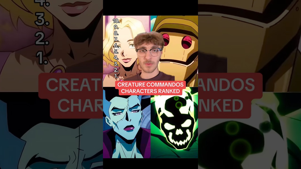CREATURE COMMANDOS CHARACTERS RANKED‼️❄️ #dc