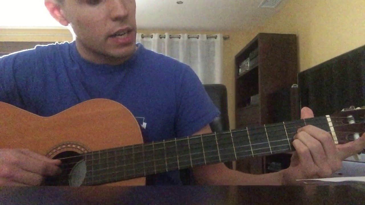Tutorial guitarra llegas tú luis Cepeda ot Operación triunfo