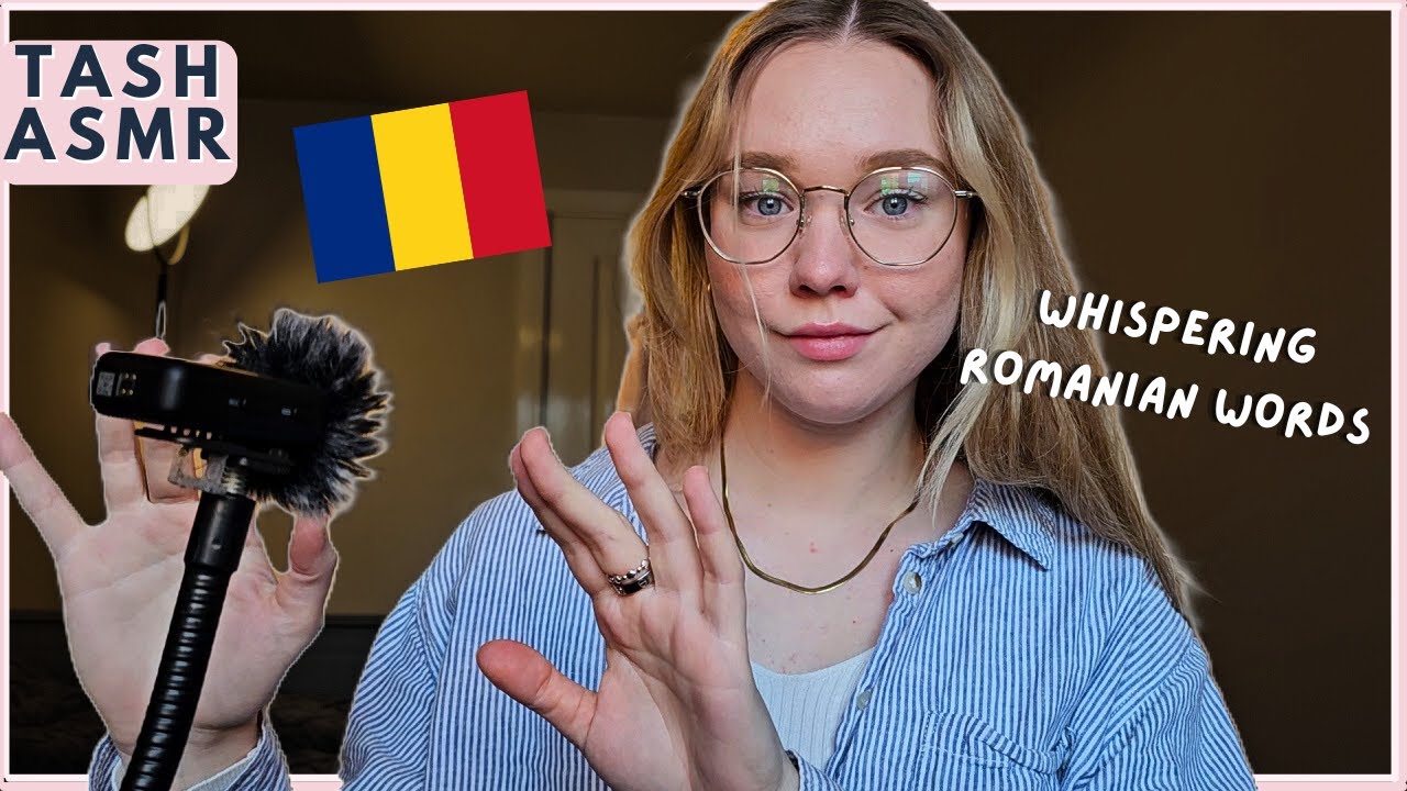 ASMR Whispering Words In Romanian!