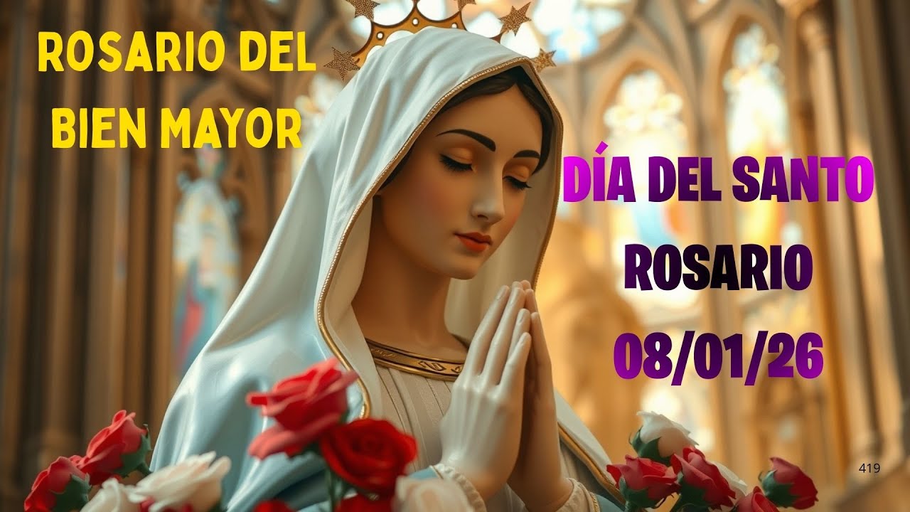 Reza el rosario conmigo hoy! vamos a calmar el corazón