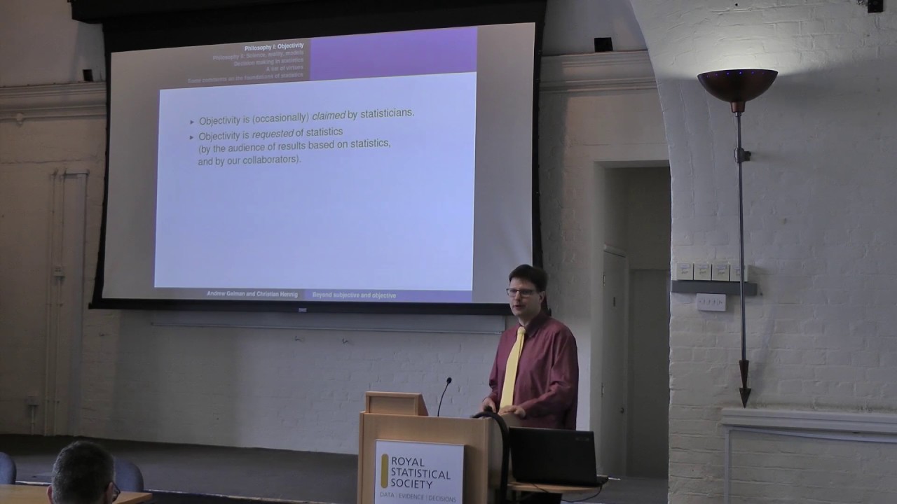 Christian Hennig - RSS Discussion Meeting: Beyond subjective and objective in statistics