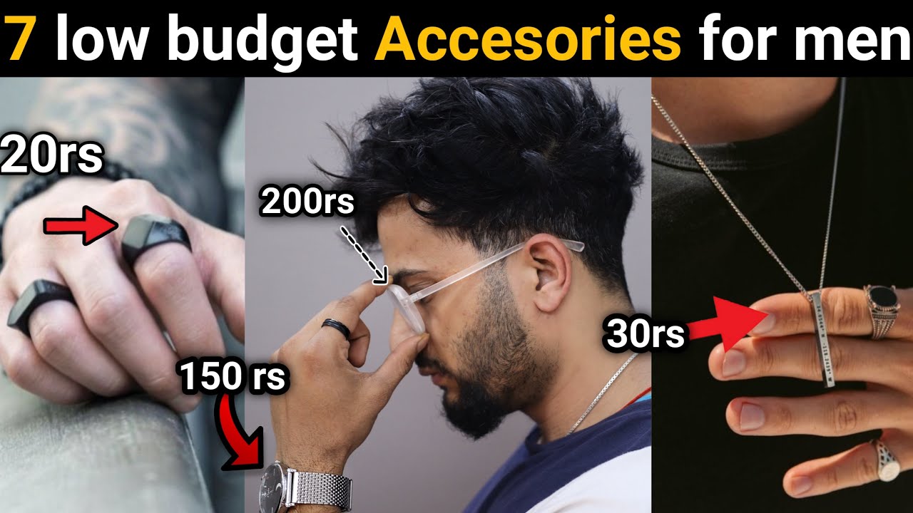 7 BEST BUDGET ACCESSORIES In India|Accessories For Men/Boys|Mens Accessories