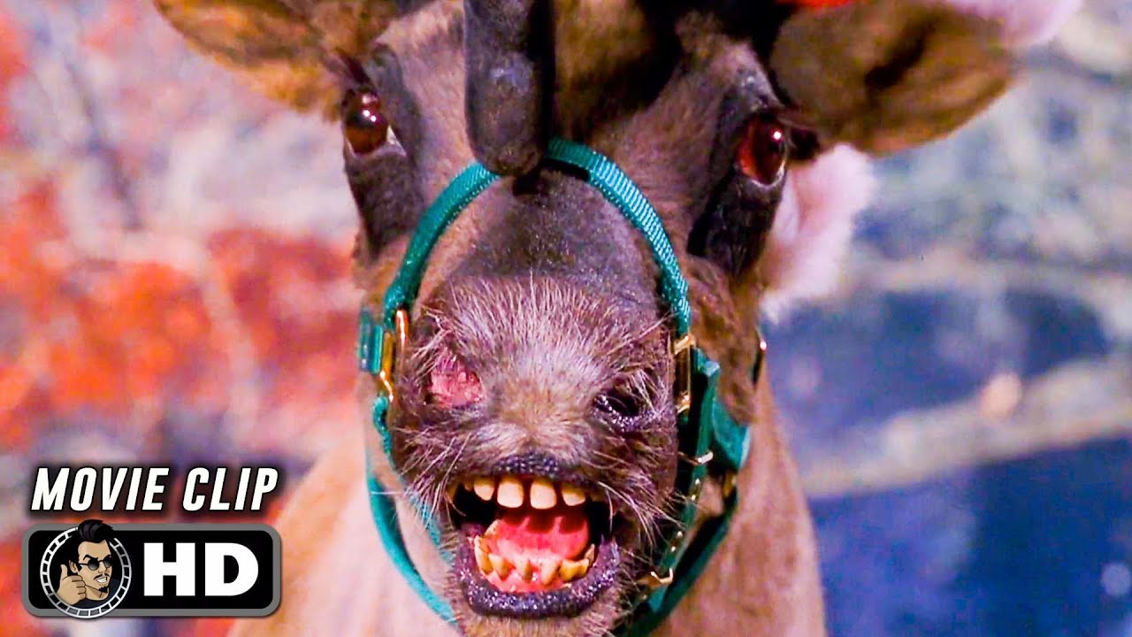 Fire & Reindeer Scene | JINGLE ALL THE WAY (1996) Movie CLIP HD