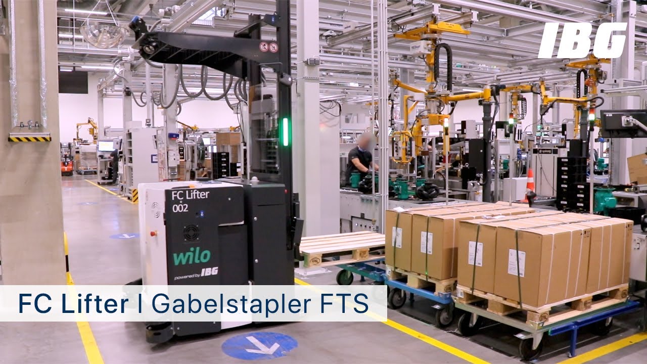 FC Lifter – Wilo setzt auf FTS von IBG