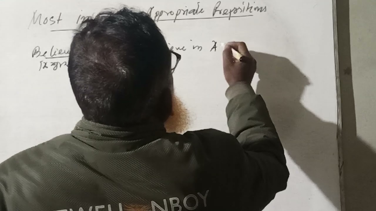সবচেয়ে কমন  Appropriate Preposition  শিখবই শিখব ইনশাআল্লাহ 