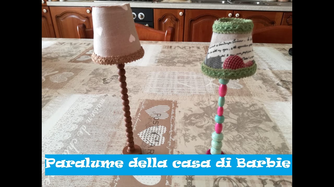 Paralume per la casa di Barbie, tutorial italiano+cartamodello