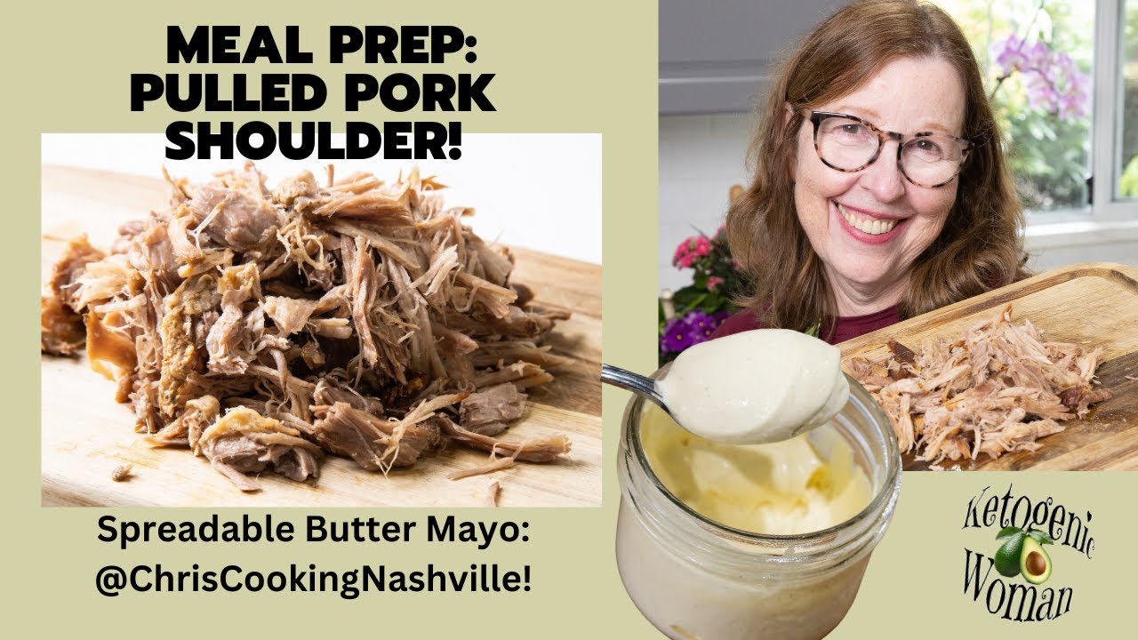 Carnivore Meal Prep | Pulled Pork Shoulder Roast | Spreadable Butter Mayonnaise
