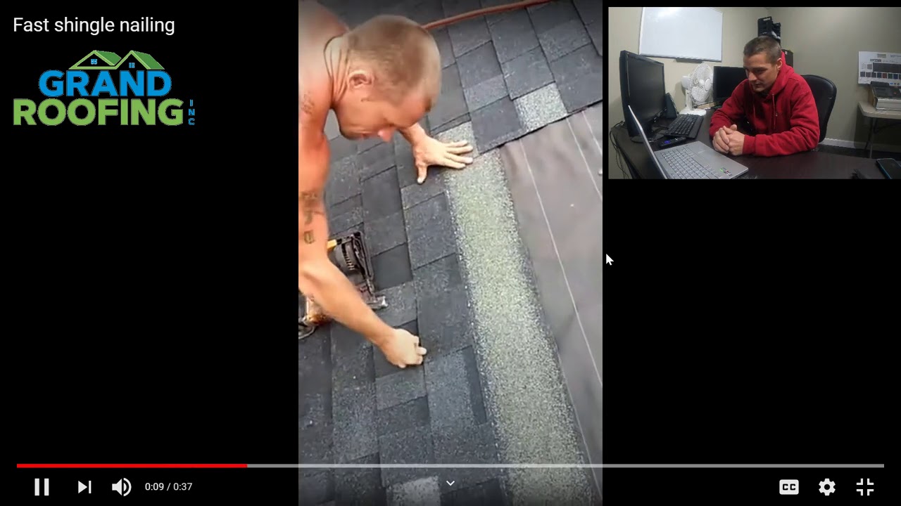 Worlds Fastest Shingler and worst roof ever