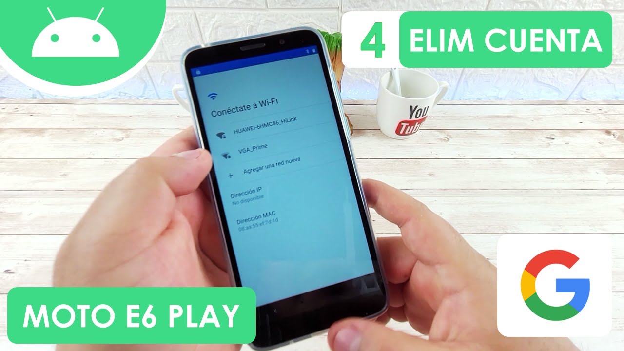 Eliminar Cuenta de Google Motorola Moto E6 Play