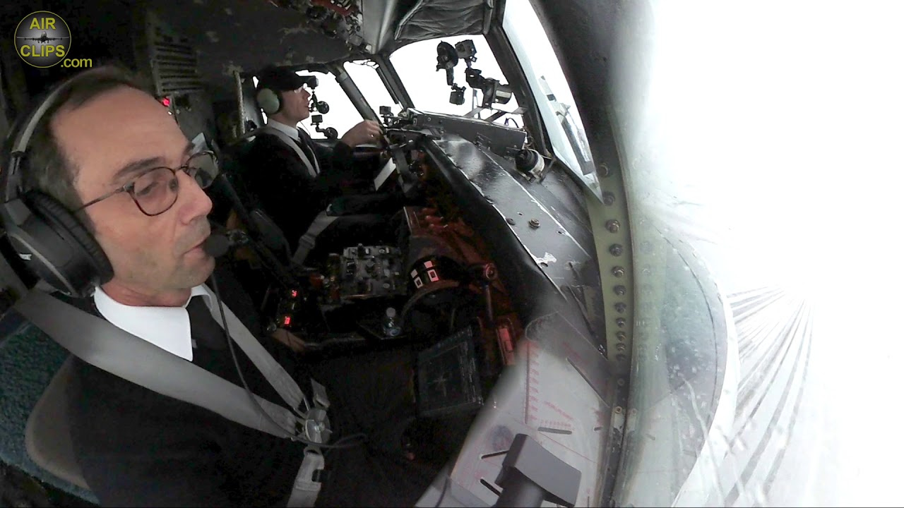 AMAZING 1956-built Convair 580 of Nolinor: Passenger Flight Takeoff in Snow Storm!!! [AirClips]