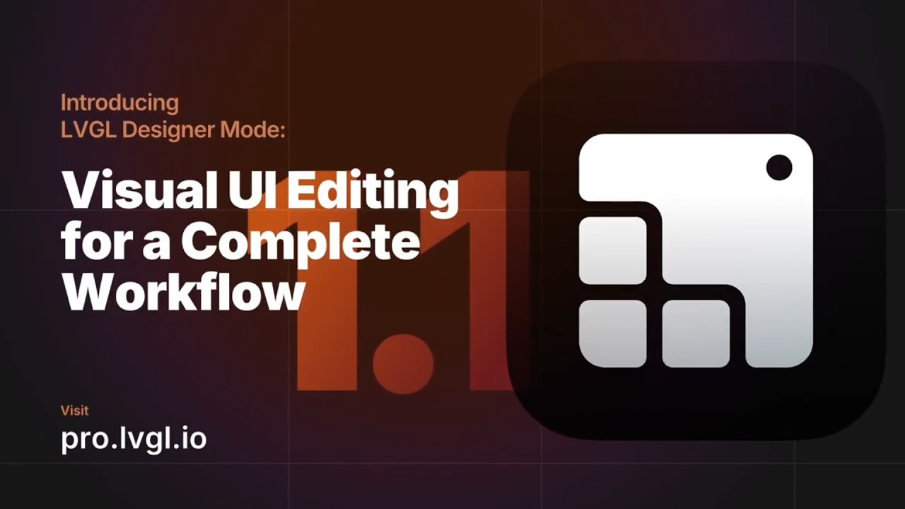 Introducing LVGL Designer Mode: Visual UI Editing for a Complete Workflow