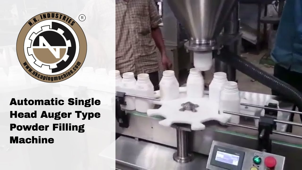 Auger powder filling machine / powder filling machine / manufacturer