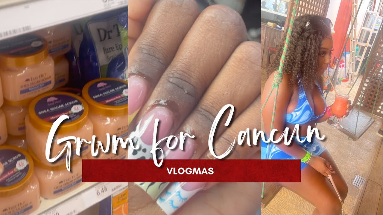 VLOGMAS 2021: PREP WITH ME FOR VACATION (NAILS, SHOPPING, HAIR & MORE)