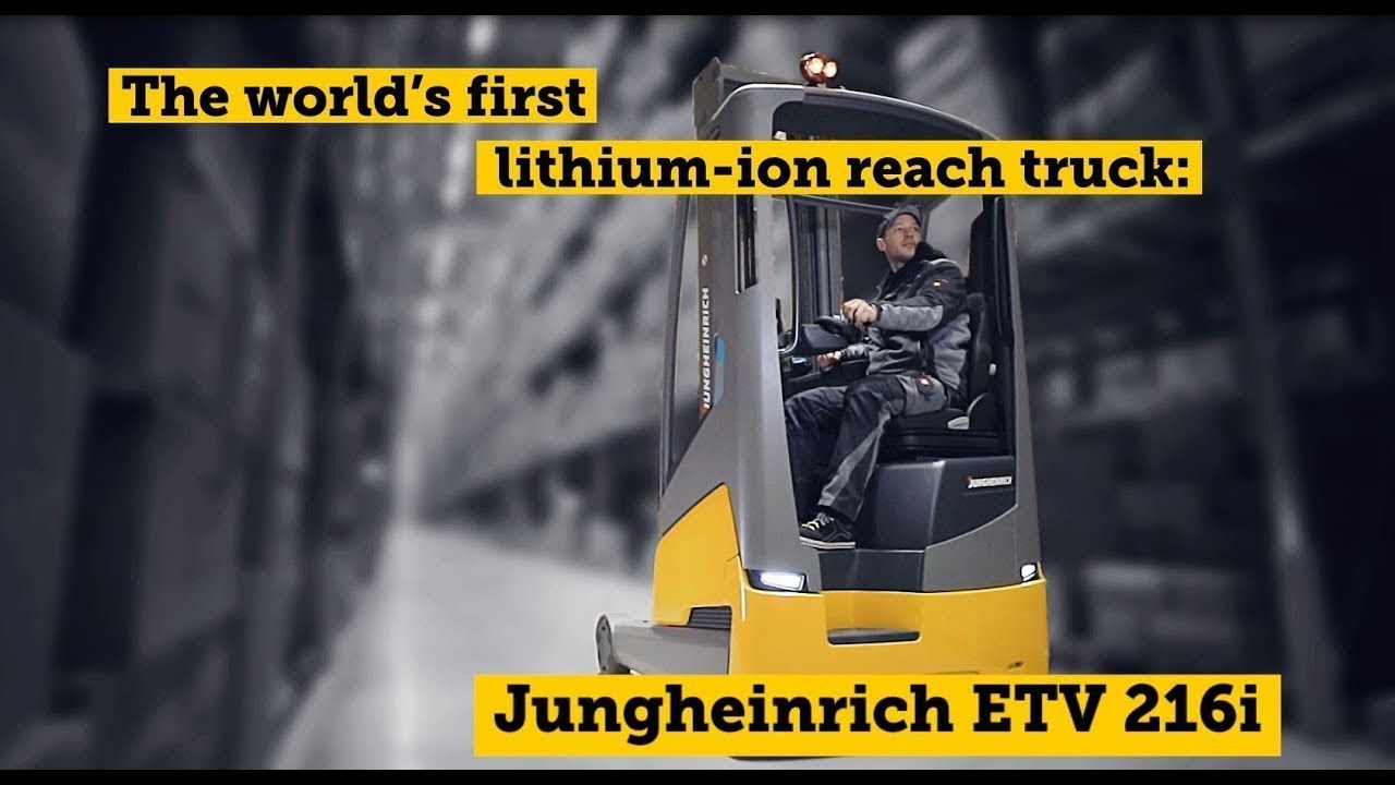 Jungheinrich Lithium-Ion Reach Truck ETV 216i (English)