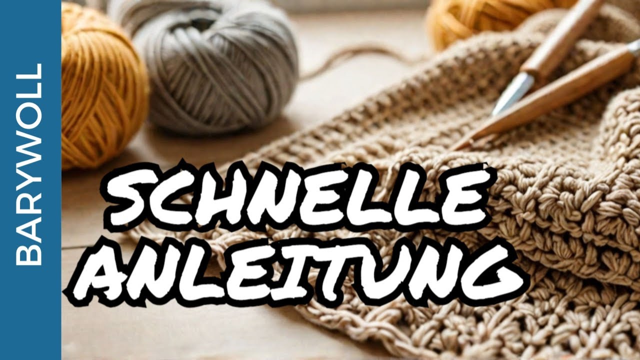 KUSCHELIGEN SCHAL HÄKELN | KOSTENLOSE ANLEITUNG 