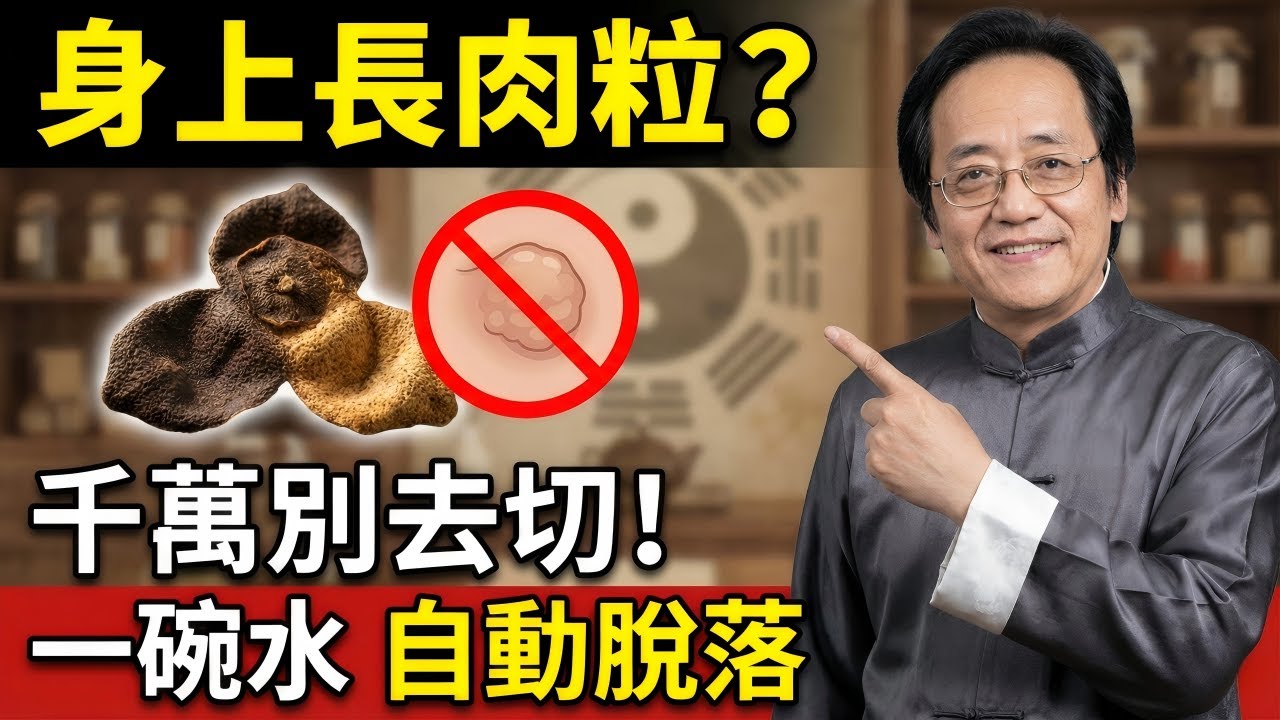 身上有肉粒？別去切！這是身體在「發霉」。倪海廈：一味「廚房垃圾」煮水，物理性化掉全身「痰核」，救回你的脾陽！#中醫 #倪海廈 #養生 #健康 #經方派 #自然療法 #排毒 #脾胃 #陳皮 #中醫智慧