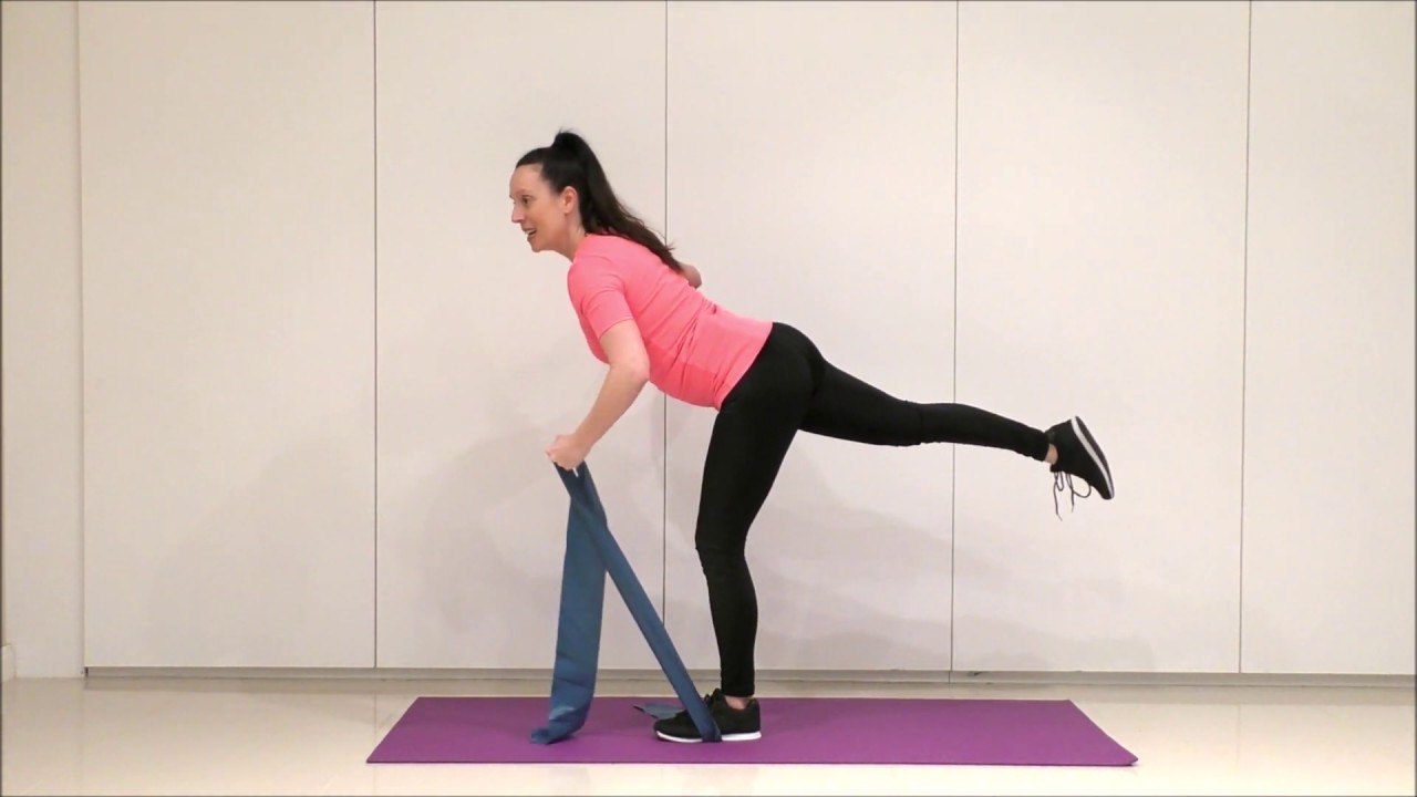 18 Minute Full Body Strength Band Workout | Resistance Band Toning Exercises