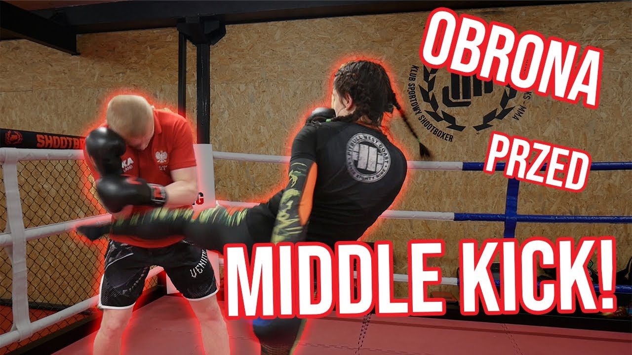 Obrona przed Middle Kick! - Siwy Trener