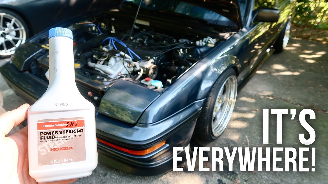 MY POWER STEERING HOSE BURST...