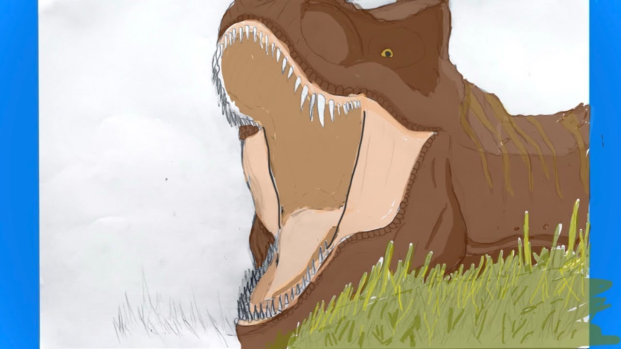 How To Draw Tyrannosaurus Rex | Jurassic World : Rebirth