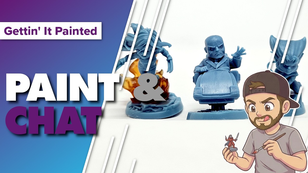 Marvel United Miniature Painting Live Stream and Chat